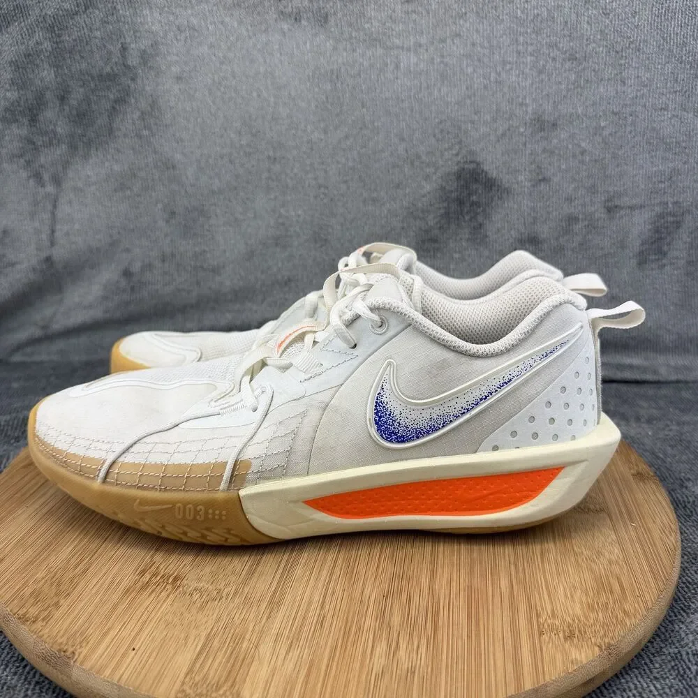 Nike Prototype Shoes Youth Size 7Y White Orange Basketball Sneakers HM0271-100
